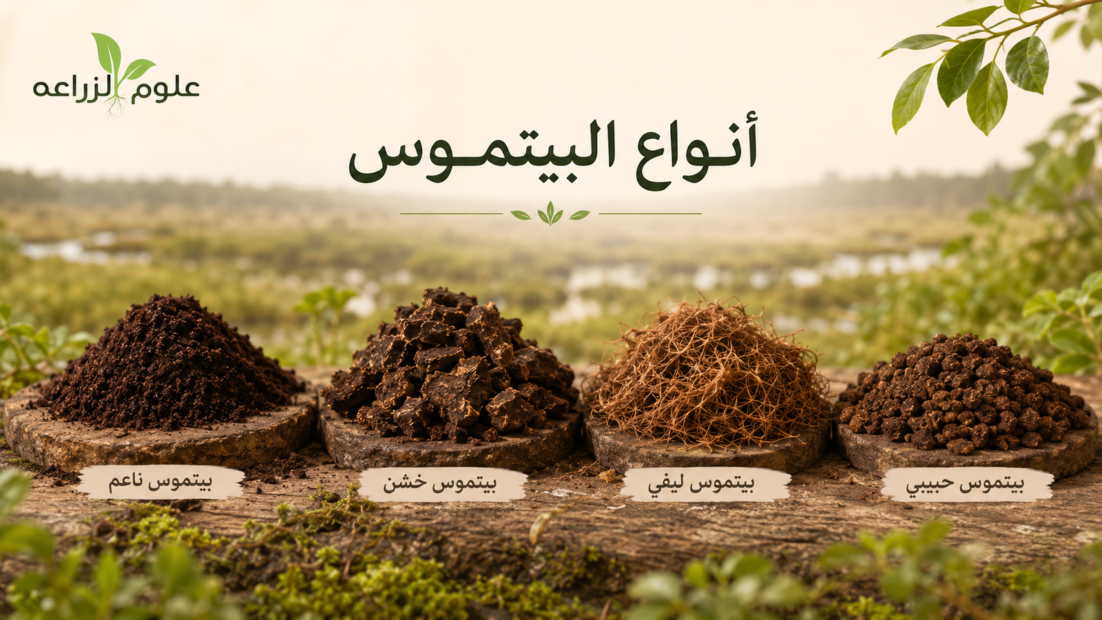 تربة البيتموس لزراعة النباتات